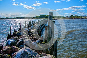 The old pier. Engure