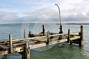 Old pier. Ireland