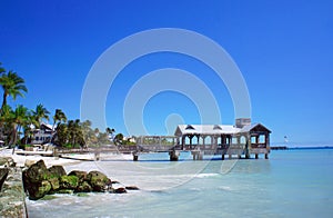 Old pier at Key West, Florida Keys