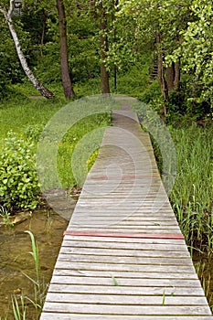 Old pier at the lake