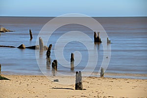 The Old Pier at Walberswick in Suffolk