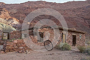 Pioneer homestead near Lees Ferry, Arizona.