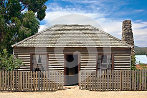 Old pioneer settlers cottage