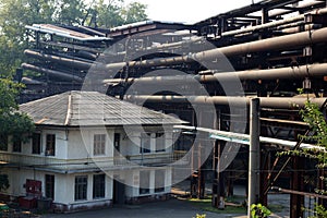 The old pipeline above the