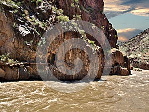 Old Pipeline in Royal Gorge