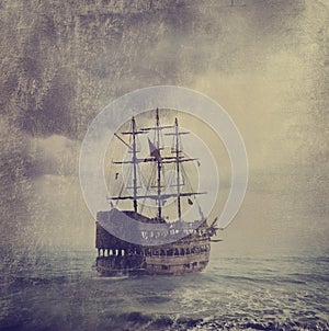 Old Pirate Ship photo