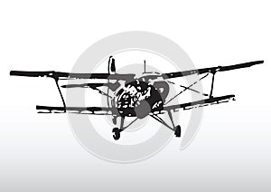 Old Plane Silhouette