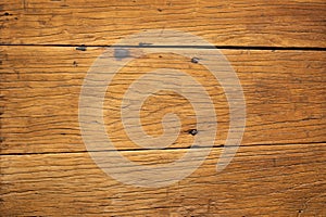 Old plank table top. Black old wooden planks desktop background. old wood background.