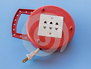 old plug electrical power strip