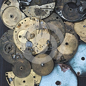 Old pocket watchs engine