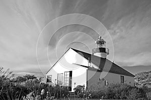 OLD POINT LOMA LIGHTHOUSE AT POINT LOMA IN SAN DIEGO CALIFORNIA USA