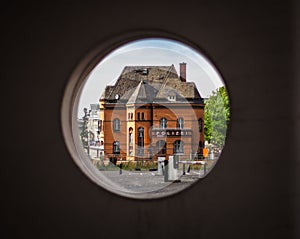 Old police building from a hole photo