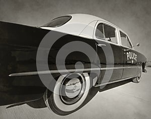 Old police car