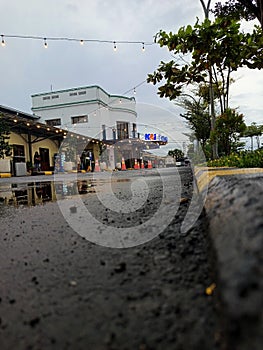 The old Poncol Train Station in Semarang, Central Java.