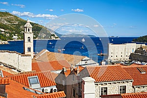 Old Port and Dominican Monastery in Dubrovnik