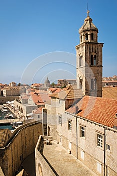 Old port and Dominican monastery. Dubrovnik. Croatia