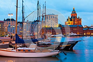 Old Port in Helsinki, Finland