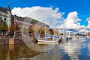 Old port in Helsinki, Finland