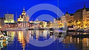 The Old Port in Helsinki, Finland