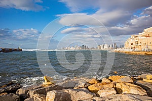 Old Port of Jaffa town in Israel