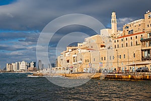 Old Port of Jaffa town in Israel