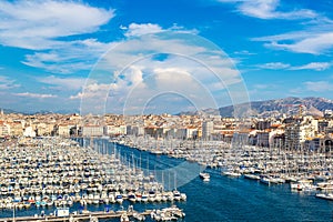 Old port  in Marseille, France