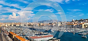 Old port  in Marseille, France