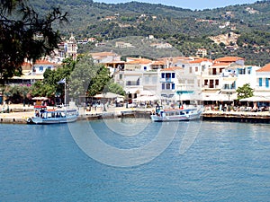 The old port, Skiathos Town, Greece.