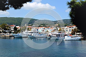 The Old port, Skiathos town, Skiathos, Greece