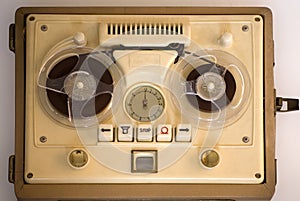 Old portable tape-recorder