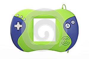 Old Portable Video Game Console. 3d Rendering
