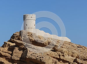 Old Portuguese watchtower, Sur, Oman