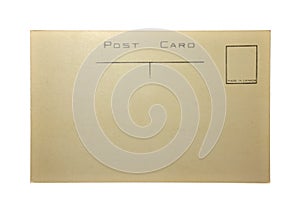 Old Post Card Carte Postale