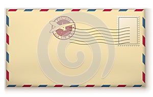 Old postage envelope