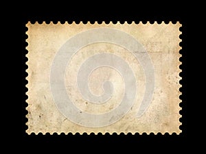 Old postage stamp border