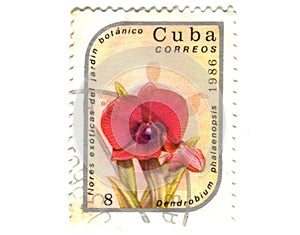 Old postage stamp from Cuba