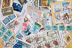 Old postage stamps