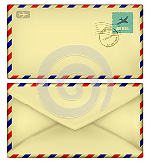 Old postal envelope