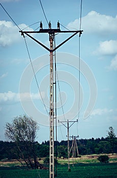 Old power line