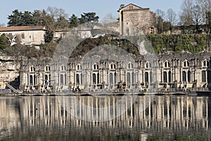 Old power station of Trezzo d`Adda, Italy photo
