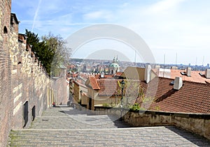 Old Prague castle steps