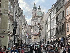 Old Prague Street View in Prague, Czech Republic