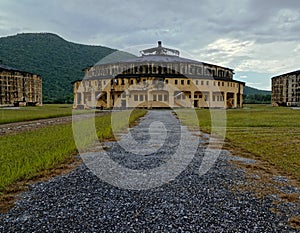 Old Presidio Modelo Prison building on the Isle of Youth, Cuba photo