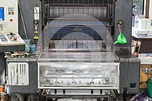 old printing machine