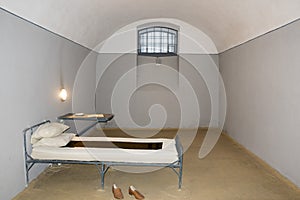 Old prison cell