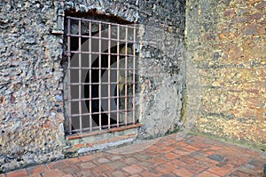 Old prison door