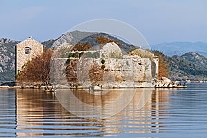 Old prison on Lake Skadar
