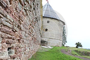 Old prison ruins, a city in St. Petersburg