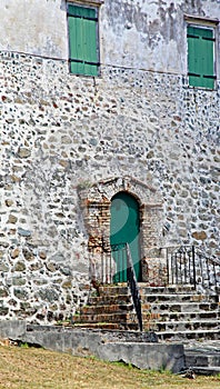 Old Prison wall in Charlotte Amalie