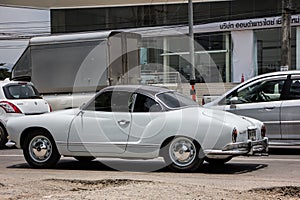 Old Private Volkswagen Karmann Ghia Car